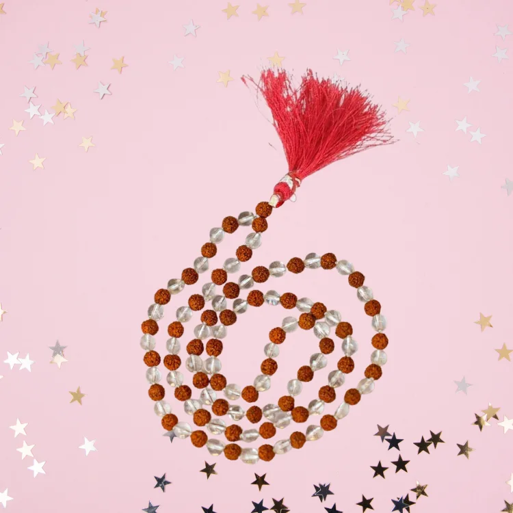 Rudraksha Sphatik Mala